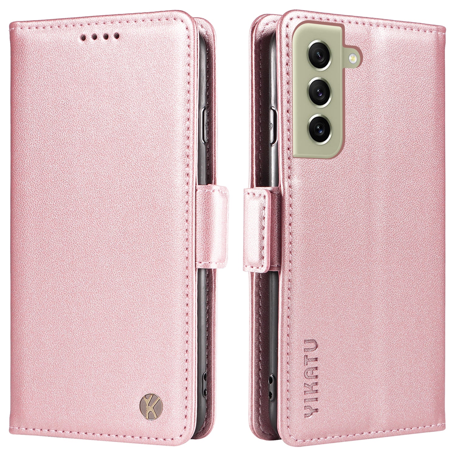 YIKATU YK-003 pro Samsung Galaxy S21 FE 5G Flip Cover odolný proti poškrábání PU kožený stojánek Peněženka na telefon YIKATU YK-003 pro Samsung Galaxy S21 FE 5G Flip Cover odolný proti poškrábání PU kožený stojánek Peněženka na telefon